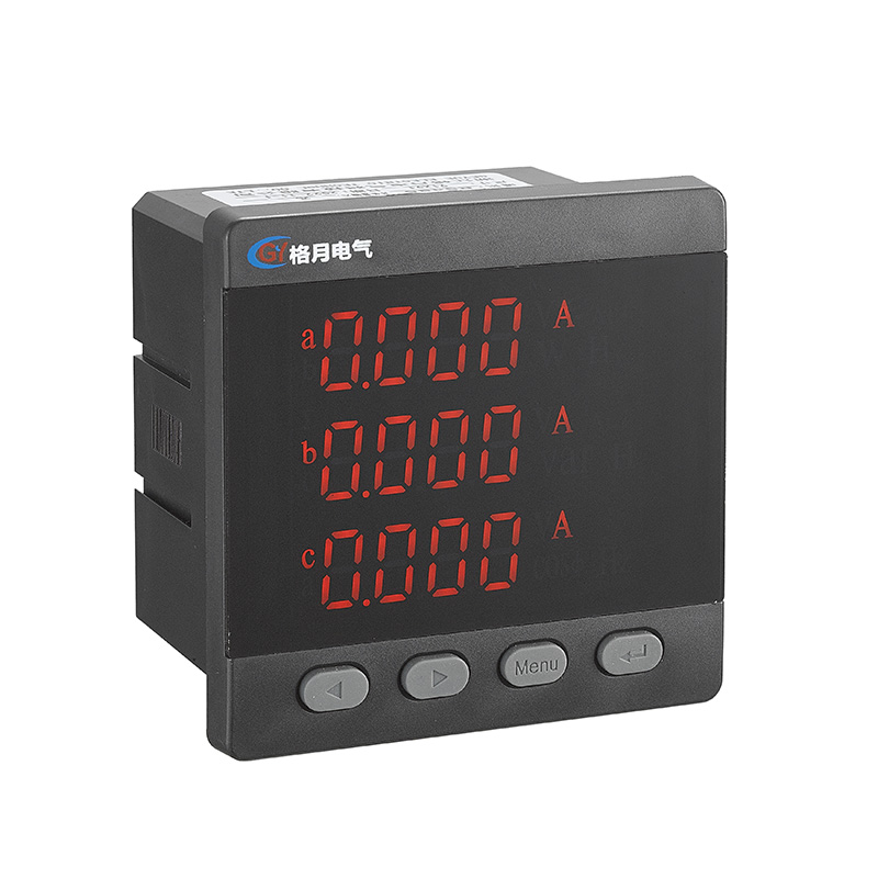 GY1941-S-serie LED LCD AC DC RS485 Drie fase multifunctionele meter