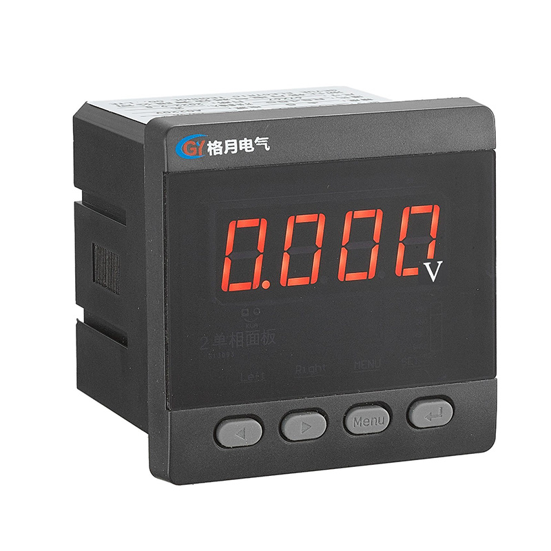 GY194U-K1-serie LED LCD AC DC RS485 enkele fase voltmeter