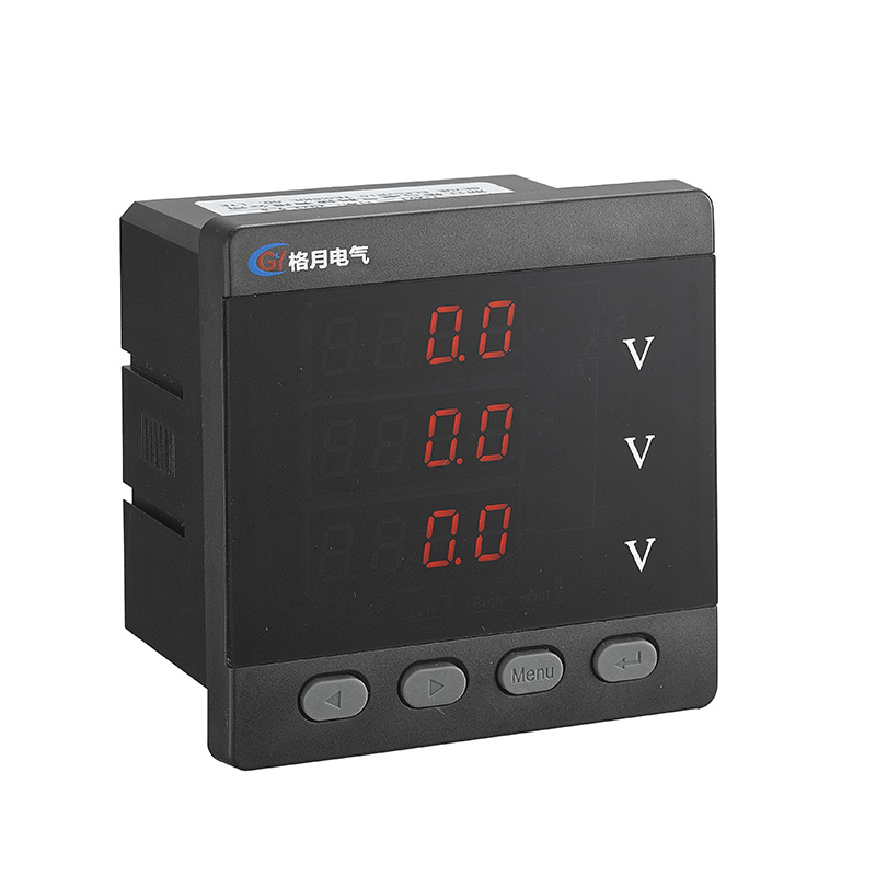 GY194U-K4-serie LED LCD AC DC RS485 Driefasige voltmeter